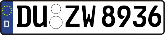 DU-ZW8936