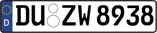 DU-ZW8938