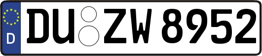 DU-ZW8952
