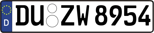 DU-ZW8954