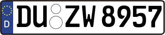 DU-ZW8957
