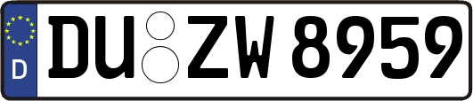 DU-ZW8959