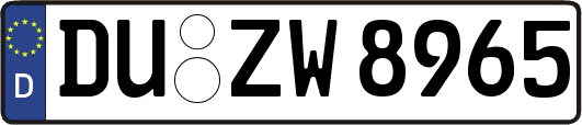 DU-ZW8965