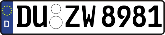 DU-ZW8981