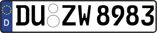 DU-ZW8983