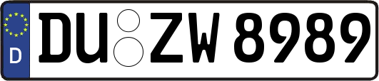 DU-ZW8989