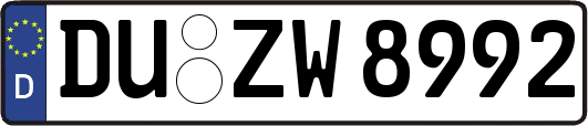 DU-ZW8992
