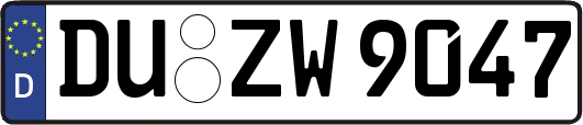 DU-ZW9047