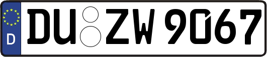DU-ZW9067