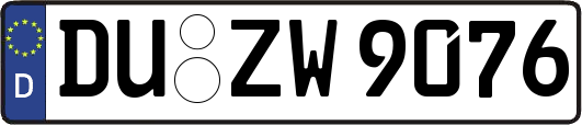 DU-ZW9076