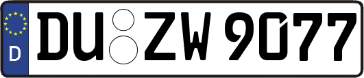 DU-ZW9077