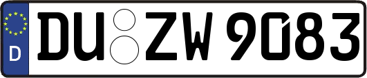 DU-ZW9083