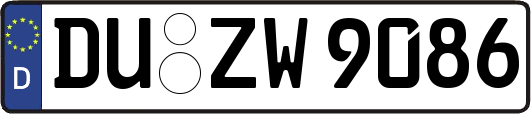DU-ZW9086