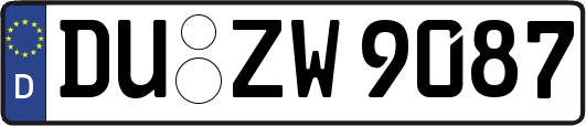 DU-ZW9087