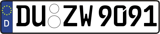 DU-ZW9091