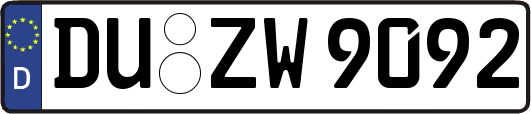 DU-ZW9092
