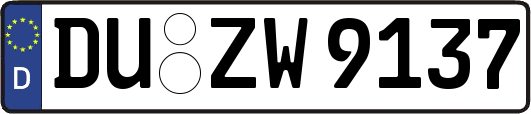 DU-ZW9137