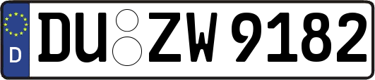 DU-ZW9182