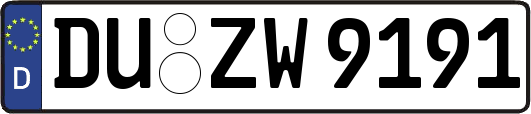 DU-ZW9191