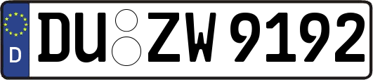 DU-ZW9192