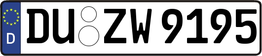 DU-ZW9195