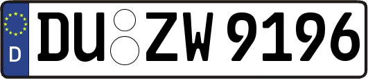 DU-ZW9196