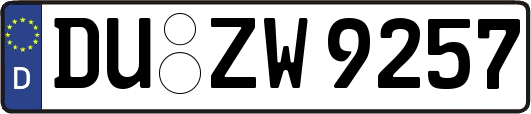 DU-ZW9257