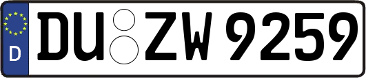 DU-ZW9259