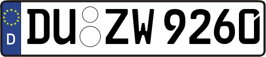 DU-ZW9260
