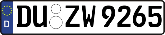 DU-ZW9265