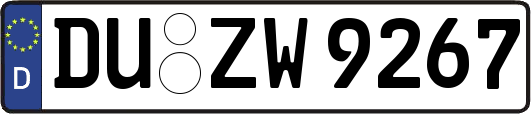 DU-ZW9267