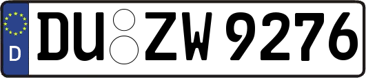 DU-ZW9276