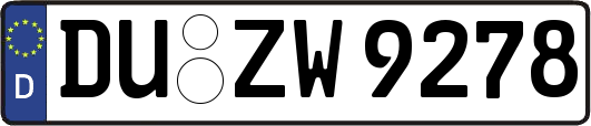DU-ZW9278