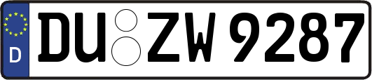 DU-ZW9287