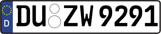 DU-ZW9291