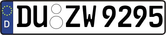 DU-ZW9295