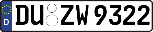 DU-ZW9322