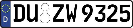 DU-ZW9325