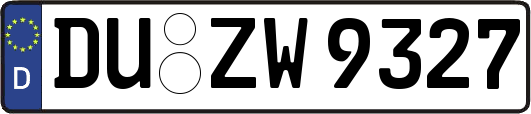 DU-ZW9327