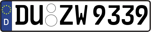 DU-ZW9339