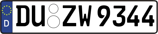 DU-ZW9344