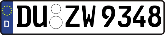 DU-ZW9348