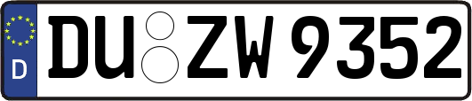 DU-ZW9352