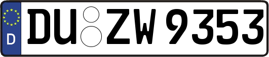 DU-ZW9353