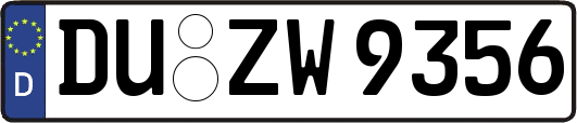 DU-ZW9356