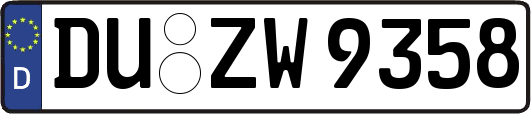 DU-ZW9358