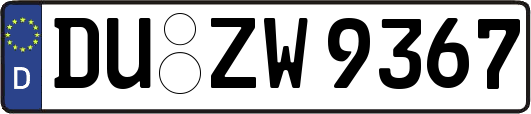 DU-ZW9367