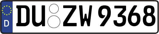 DU-ZW9368