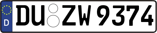 DU-ZW9374
