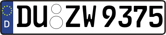 DU-ZW9375